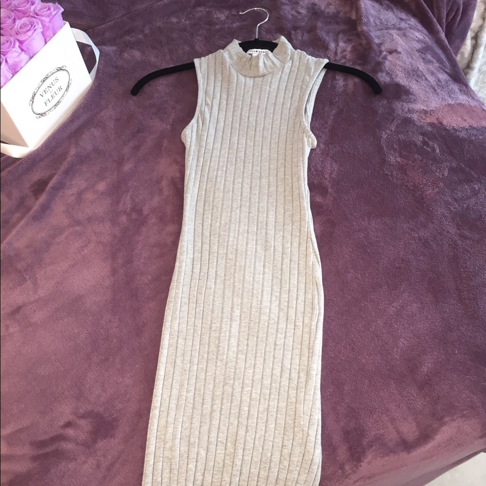 Gray turtle neck dress from Urban Outfitters